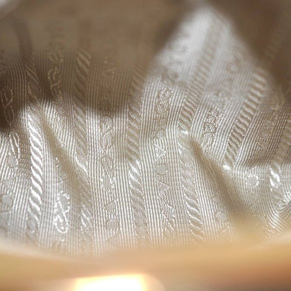 Auth PRADA Madras Cerniera Leather Doctors Hand Bag B11246 Yellow Brown - Picture 9 of 12